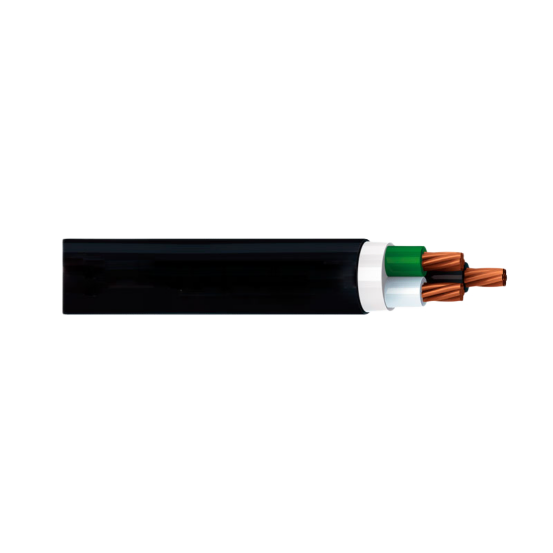 Cable 36fo holgada G652D 3tx12f, Fv acero corrugado PE negro