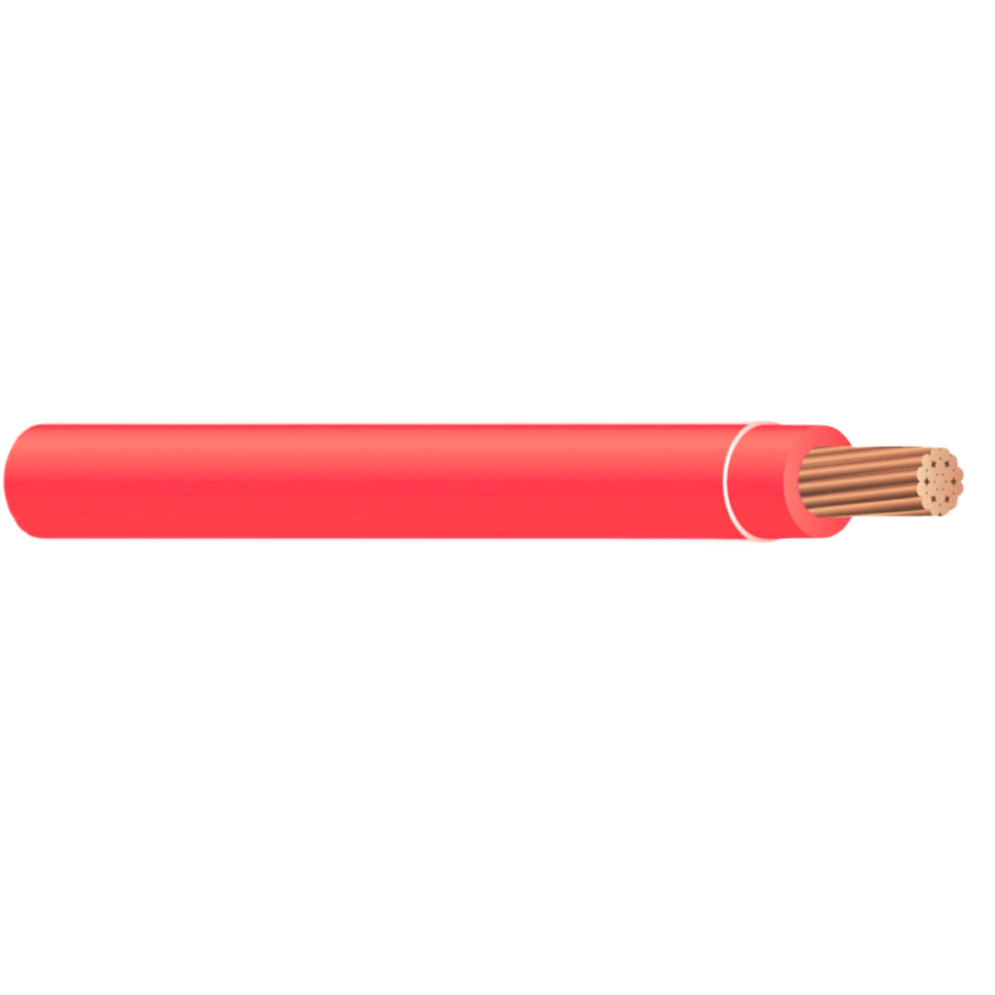 PHELPS DODGE GDFLAFA002AJ03/04 CABLE ELECTRICO COBRE THHN #2 AWG ROJO UL83  ASTM B3, B8 (VENTA X METRO)