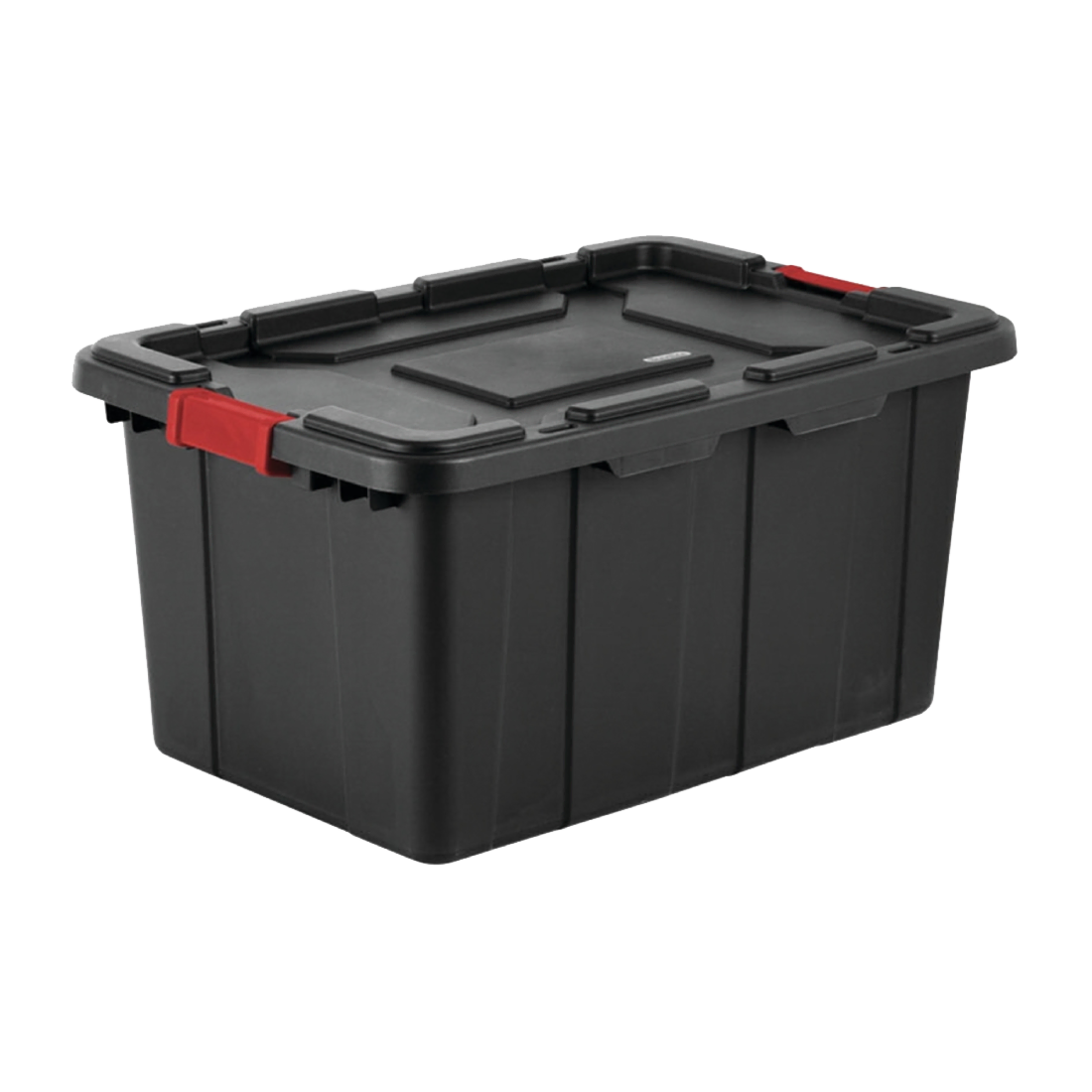 STERILITE 14669004 / 4386835 CAJA PARA ALMACENAMIENTO CON TAPA PLASTICO  NEGRO 30-1/2X20-5/8X15-1/4 102.2L