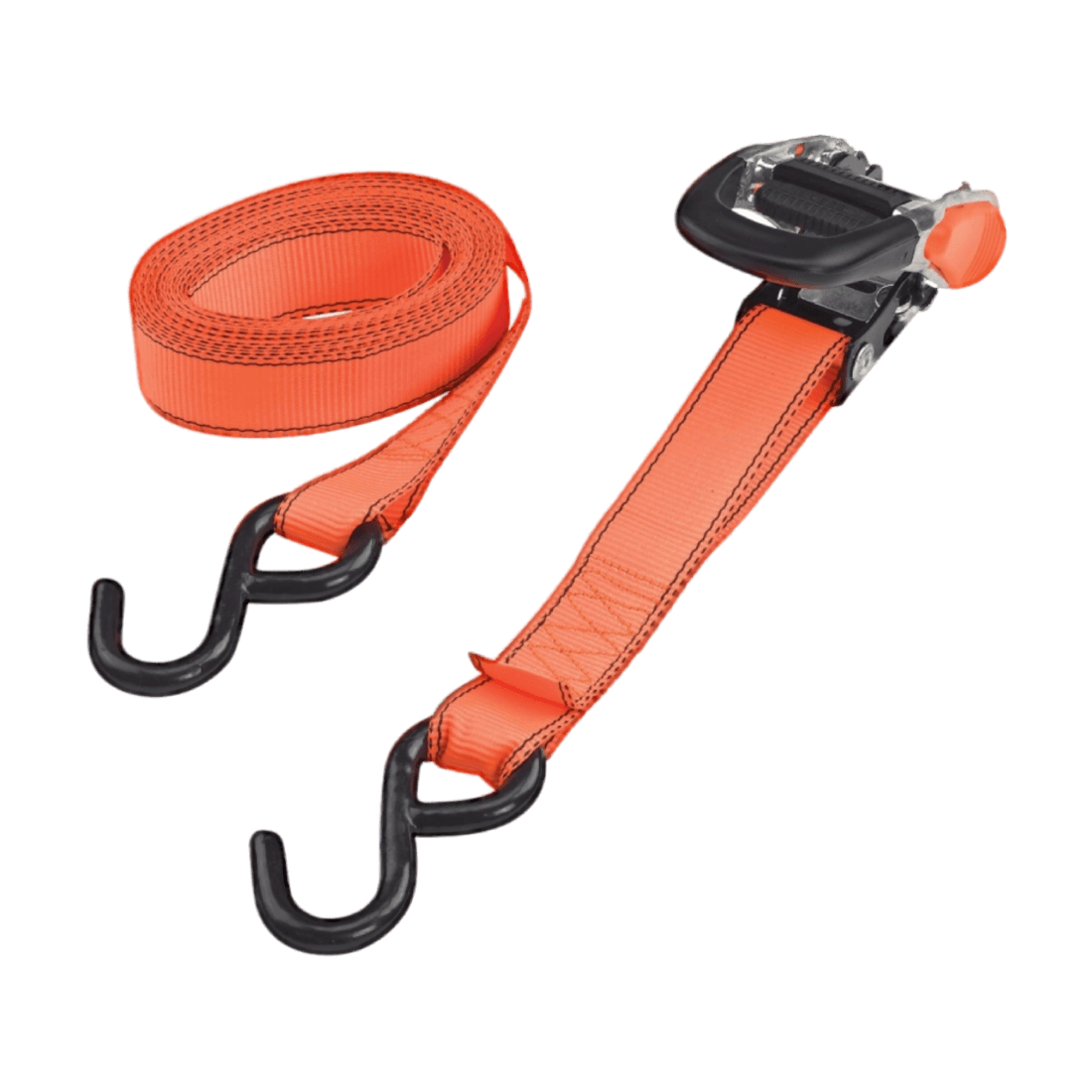 PROSOURCE FH4013 ESLINGA DE AMARRE CON RATCHET NARANJA 4.87MX1-1/4