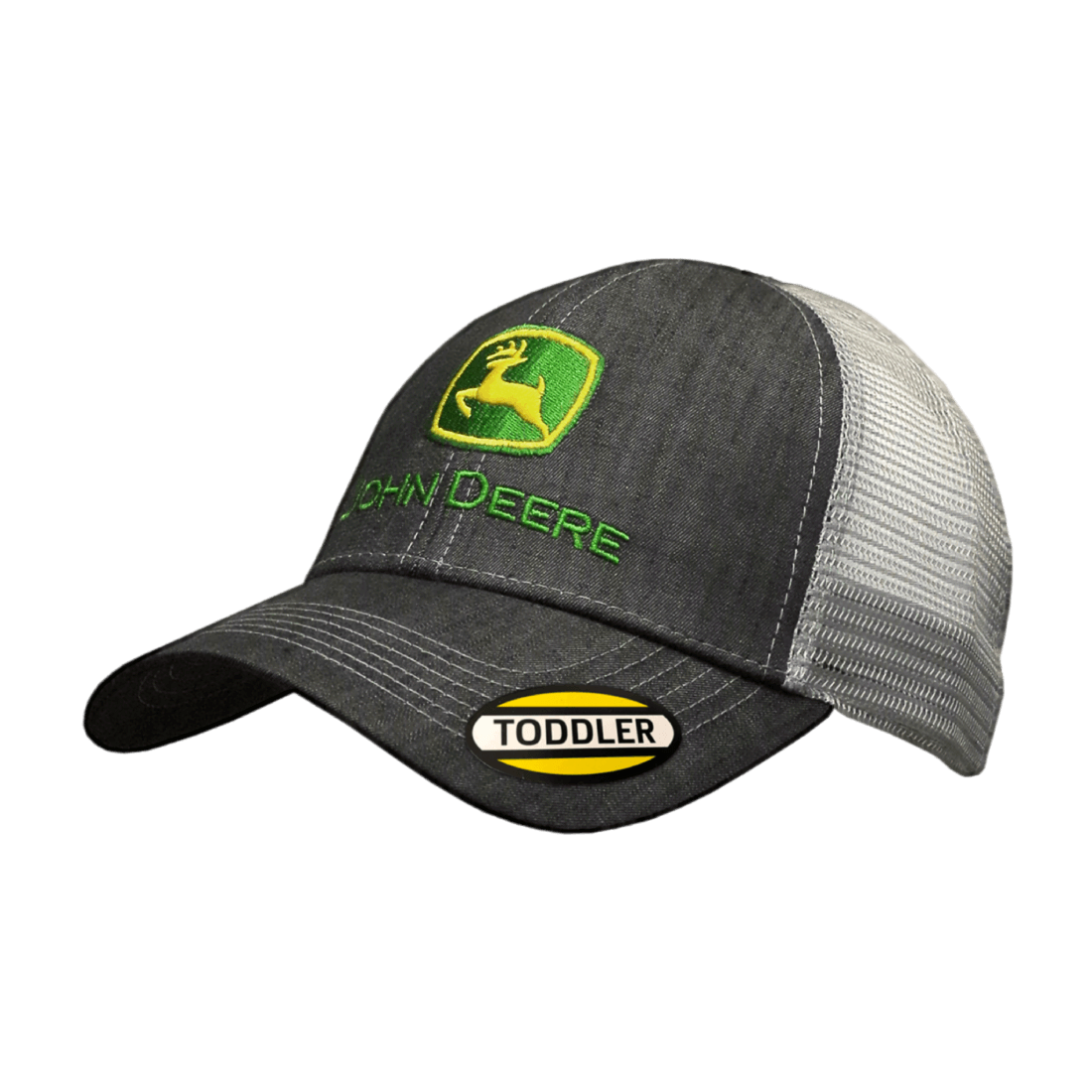 JOHN DEERE 01ZN-02X1-JDR-6U0 GORRA ALGODON CON MALLA PARA NIÑOS GRIS/BLANCO  (OLD 53080422CH00)