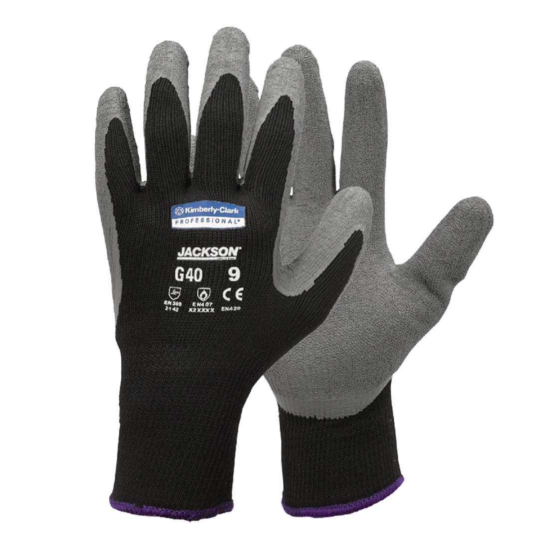 dividir playa Impuro Guantes latex negro/gris talla l (9) (venta x par) de la marca Kimberly  Clark | CAPRIS