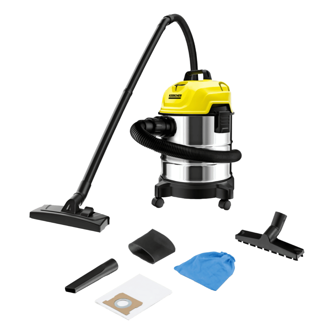 KARCHER 1.098-326.0 ASPIRADORA SECO/HUMEDO ACERO INOX 18L 180W 127V/60HZ/1F