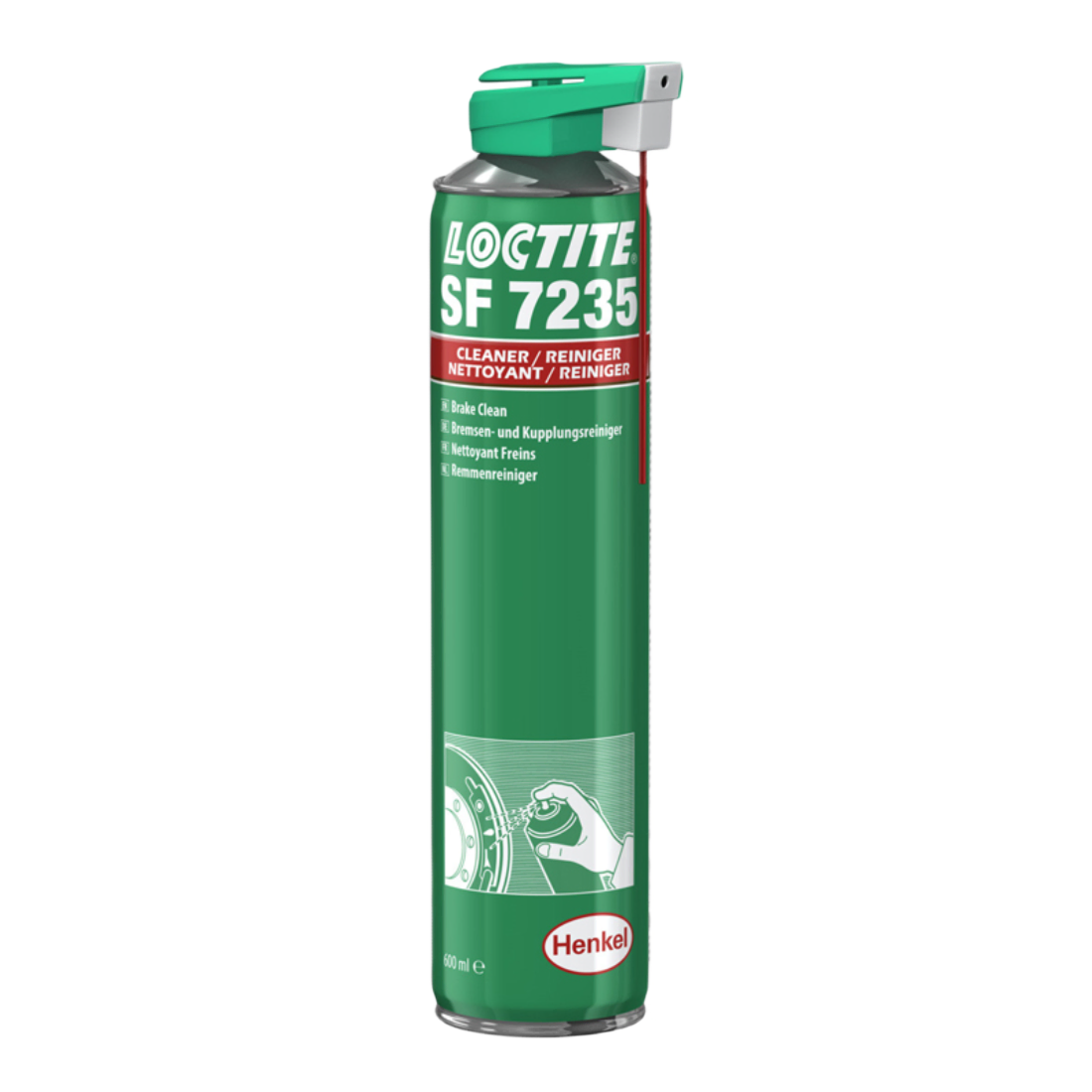 LOCTITE SF 7235 LIMPIADOR DE FRENOS (NO CLORINADO) 500ML (NEW 2099337)  232309