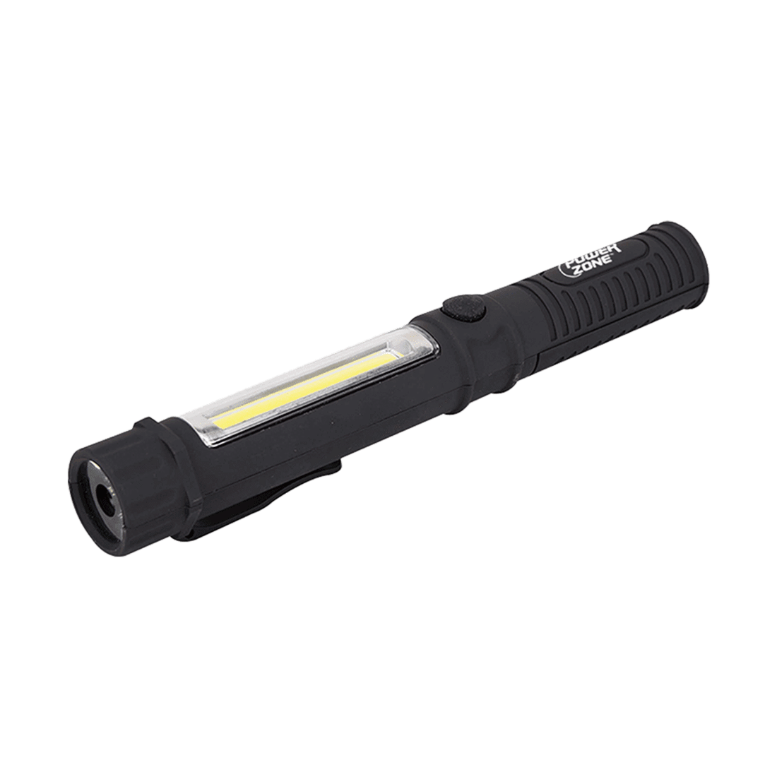 Linterna Led Cob + Led 180ml Base Imán Elbat - Negro