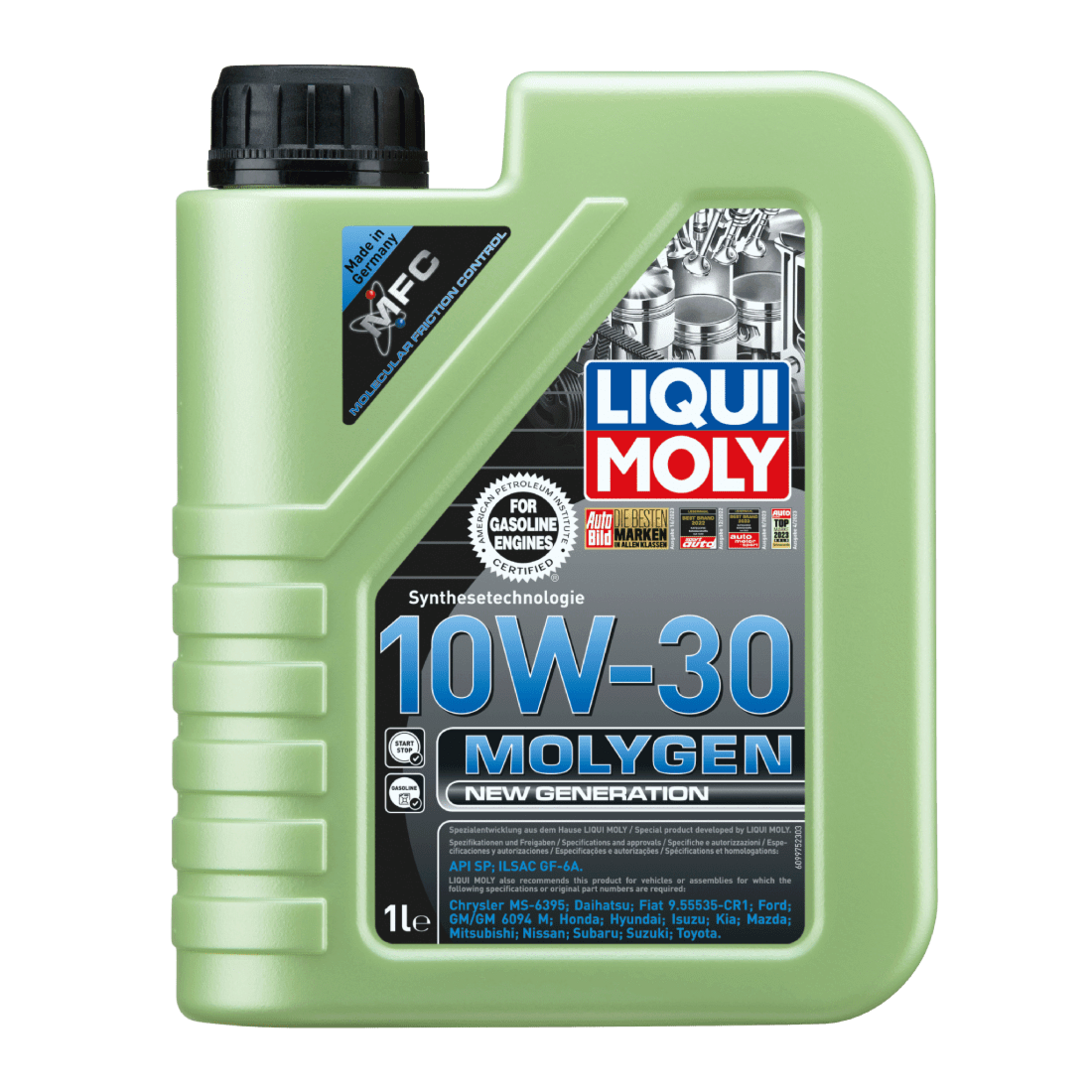 Molygen aceite antifricción para motores de la marca Liqui Moly