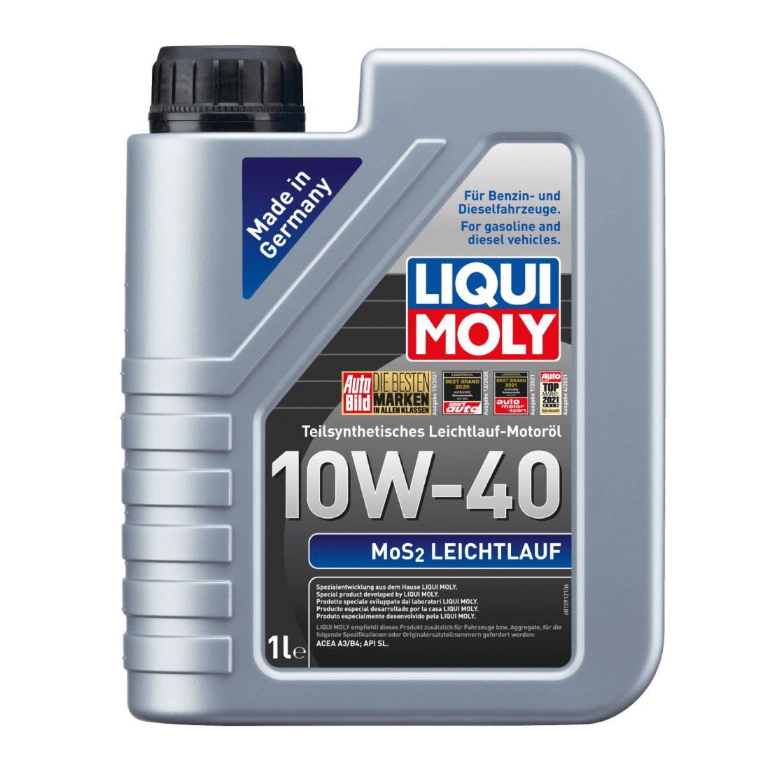 ACEITE PARA MOTOR LIVIANO 10W40 ALLROUND HC SINTETICO 1L