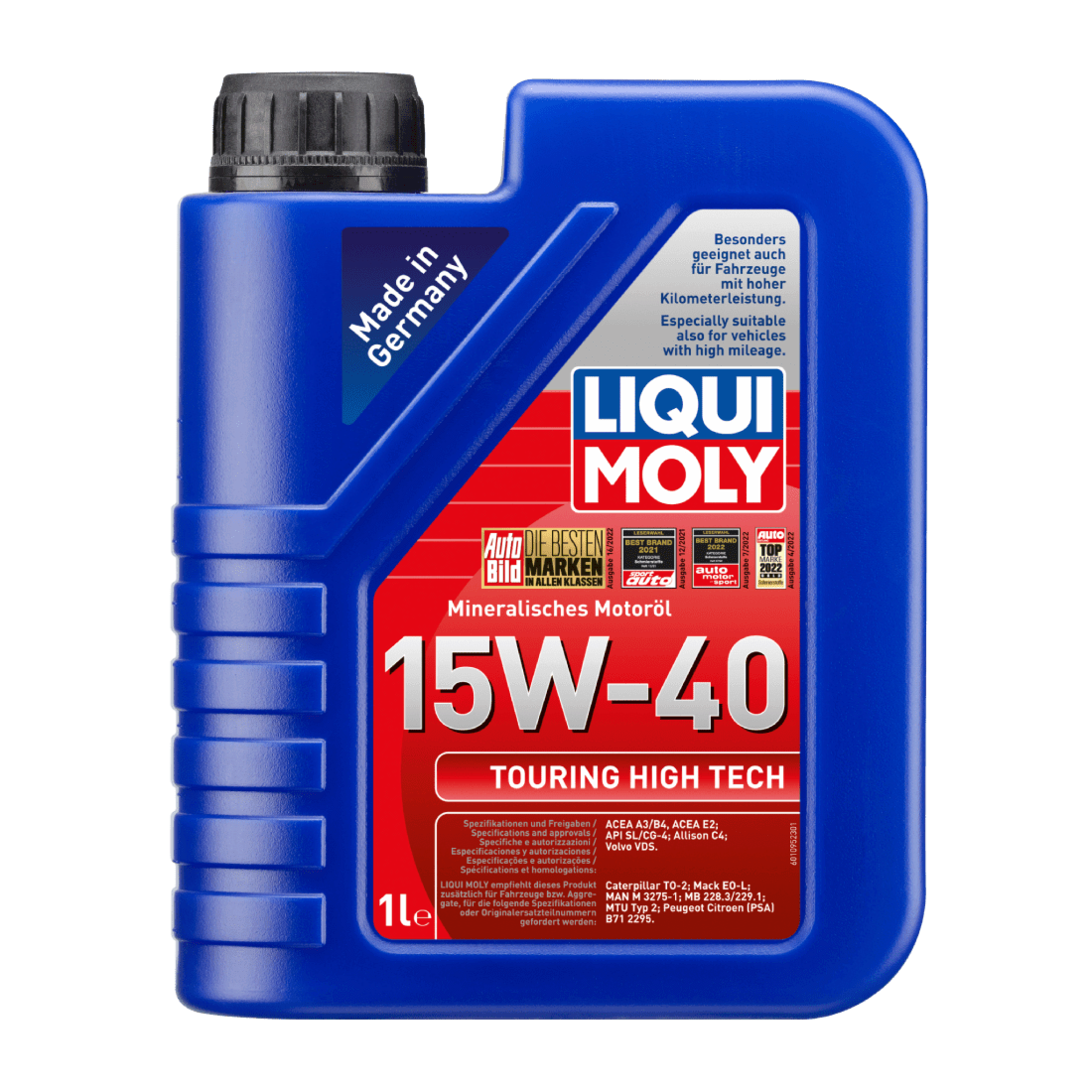 Aceite mineral alto rendimiento motores 15w40 1l Liqui Moly