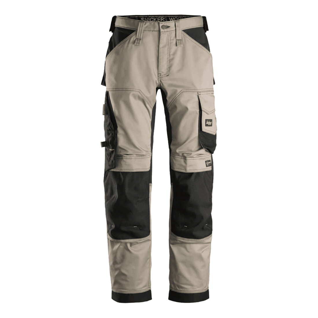 SNICKERS U6351 2004 34X32 PANTALON DE TRABAJO HOLGADO STRETCH KNEEGUARD CON BOLSILLOS CAQUI TALLA 34X32