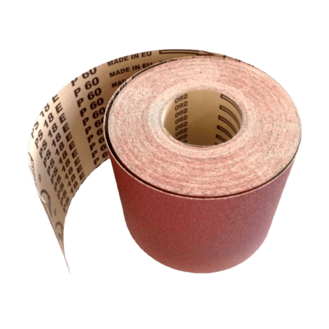 Rollo de lija para madera con respaldo de papel