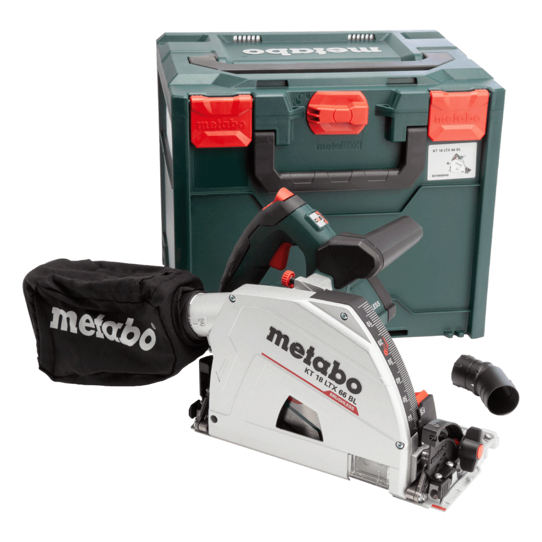 METABO KT 18 LTX 66 BL / 601866840 SIERRA CIRCULAR DE INMERSION 18V 165MM  (6-1/2) SIN BAT/CARGADOR (PICK&MIX)