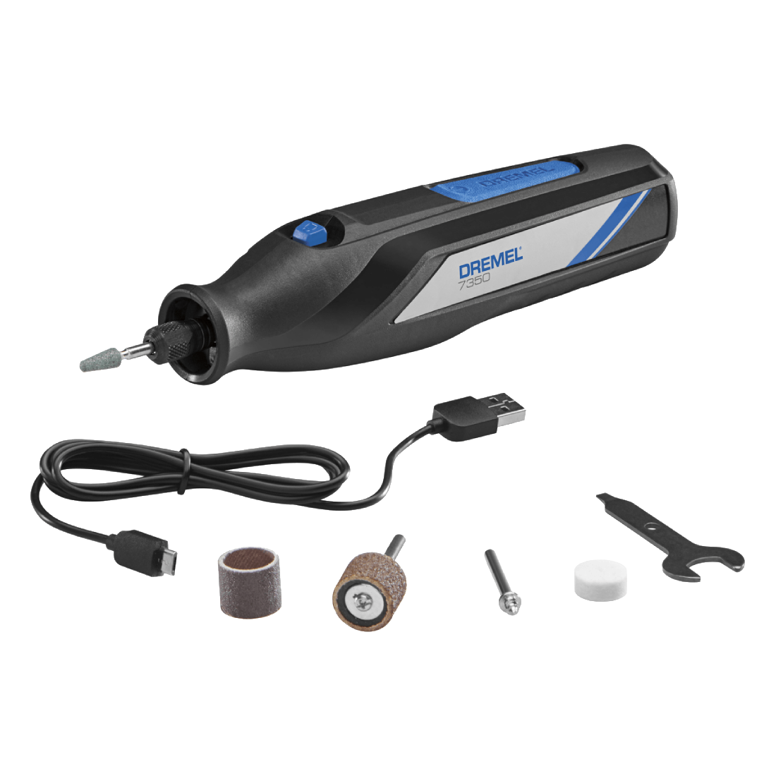 DREMEL 7350-N/5 MOTOTOOL A BATERIA LITIO-ION 4V CARGA MICRO-USB C/ 5 ACCES 12000RPM F0137350LA