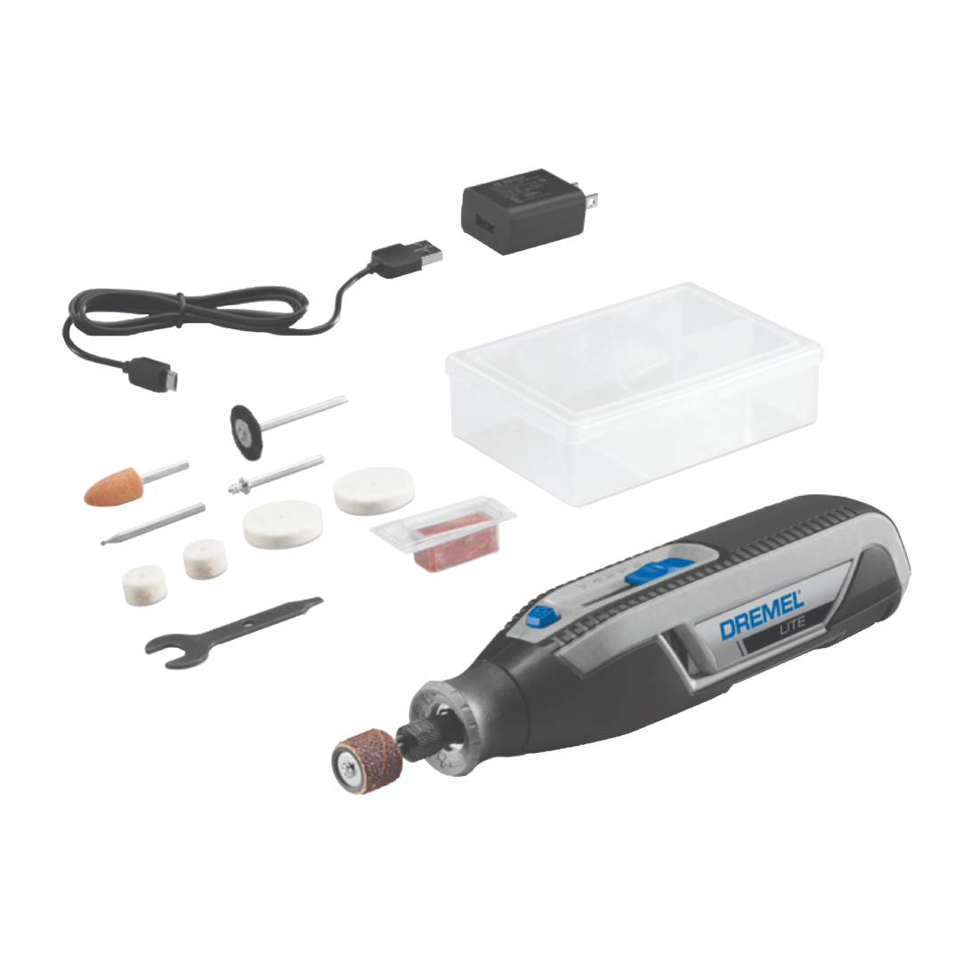DREMEL 7760-N/10 JUEGO MOTOTOOL LITE A BATERIA 4V MAX. CON 10 ACCESORIOS