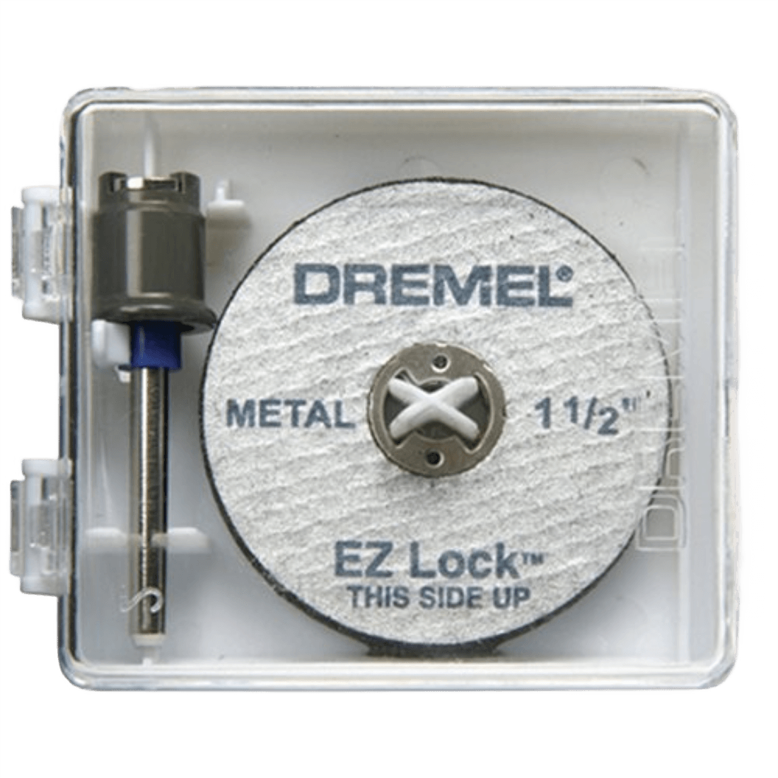 DREMEL EZ406 KIT CON MANDRIL EZ-LOCK Y 5 DISCOS DE CORTE METAL (EZ456) 2615E406AD