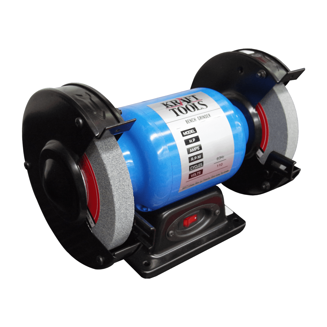 KRAFT TOOLS TDS200BL ESMERIL DE BANCO 200 X 20 MM 372 W 1/2 HP 110 V /  60 HZ / 1F