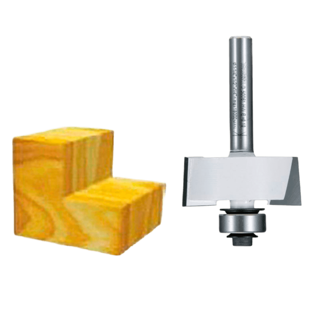 MAKITA D-50061 FRESA BALERO P/ENSAMBLE, CARBURO TUNG. P/ROUTER MADERA 3/8" ESP.1/4" 2F