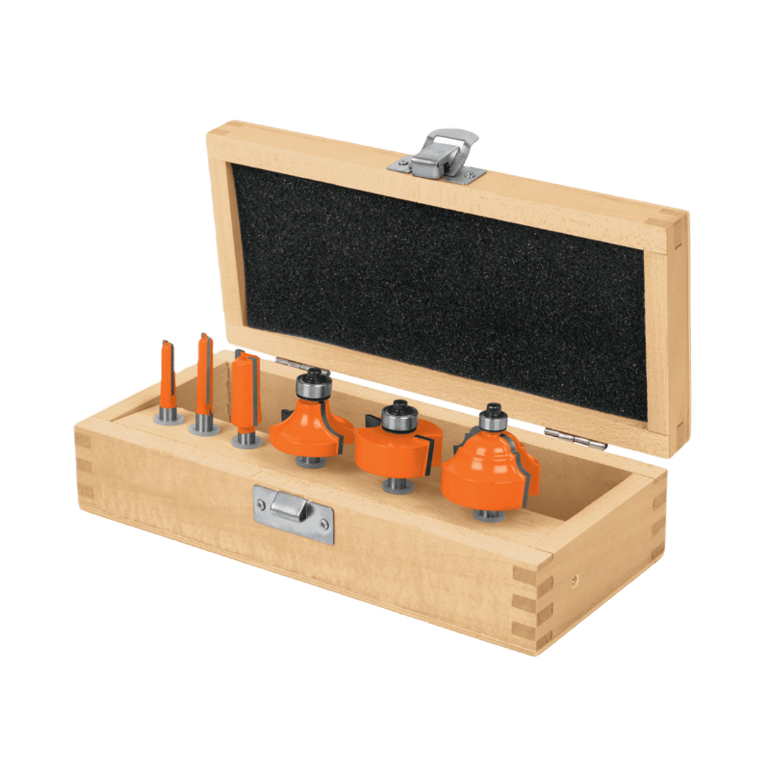 TRUPER JBROU-6 / 11359 JUEGO 6 FRESAS P/ROUTER 1/4" EN CAJA DE MADERA (17777)
