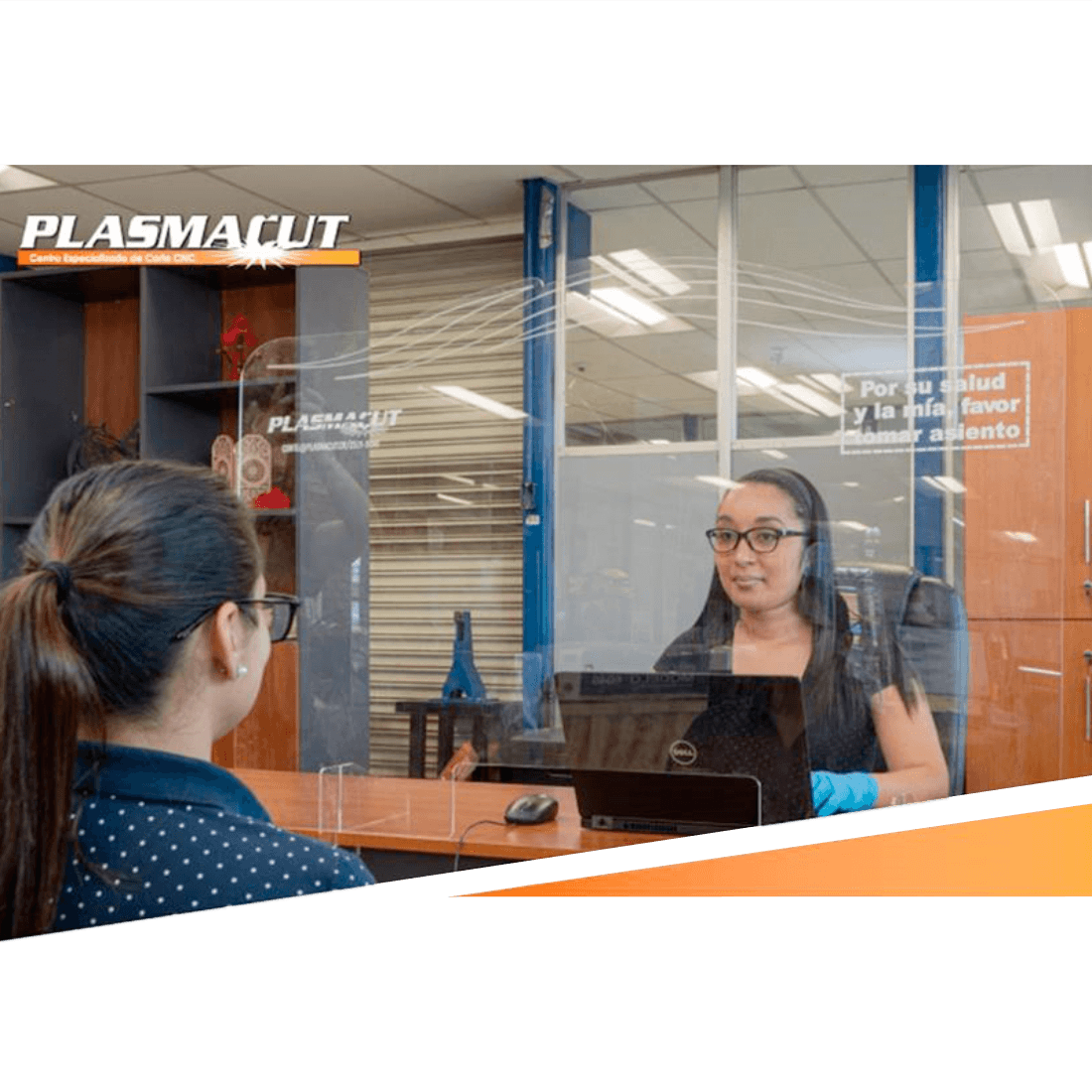 PLASMACUT  MAMPARA ACRÍLICA 1MX60CM (PUEDE PERSONALIZARSE, PRECIO SUJETO A COTIZACIÓN)