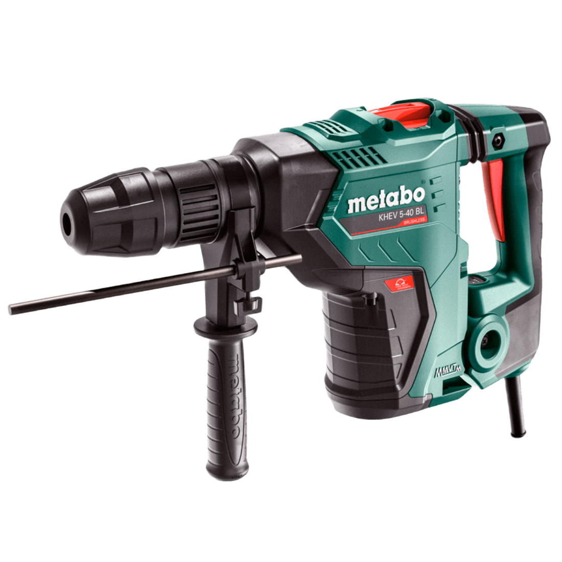 METABO KHEV 5-40 BL / 600765620 MARTILLO COMBINADO SDS-MAX 40MM (1-9/16) 8.7J 1100W 8.3KG 110V/60HZ/1F
