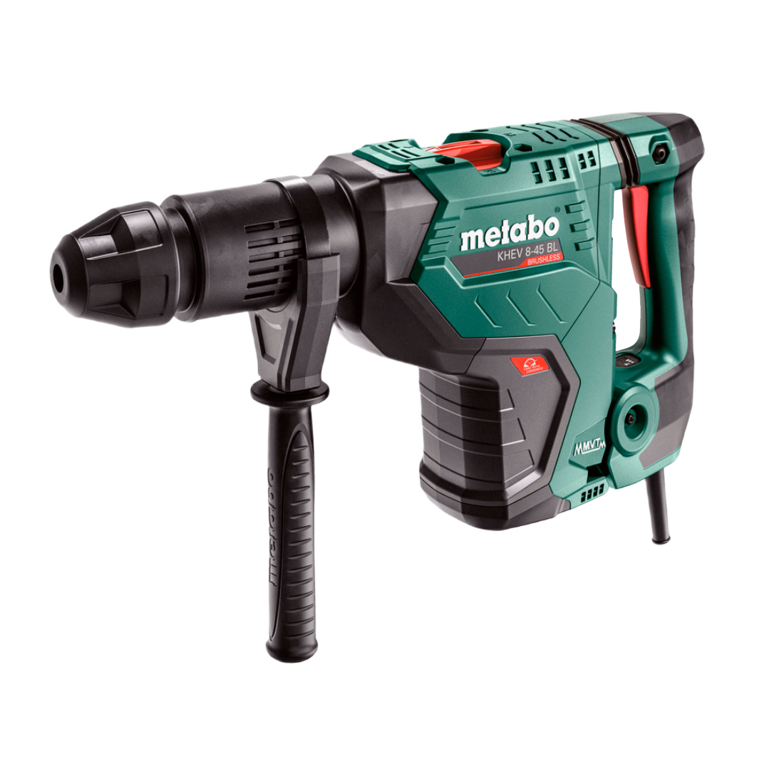 METABO KHEV 8-45 BL / 600766620 MARTILLO COMBINADO SDS-MAX 45MM (1-3/4") 12.2J 1500W 10KG 110V/60HZ/1F