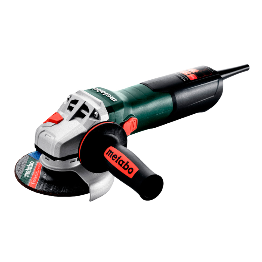 METABO W 11-125 QUICK ESMERILADORA ANGULAR 125MM (4-1/2"&5") 7500RPM 1100W 110V/60HZ/1F 603623420