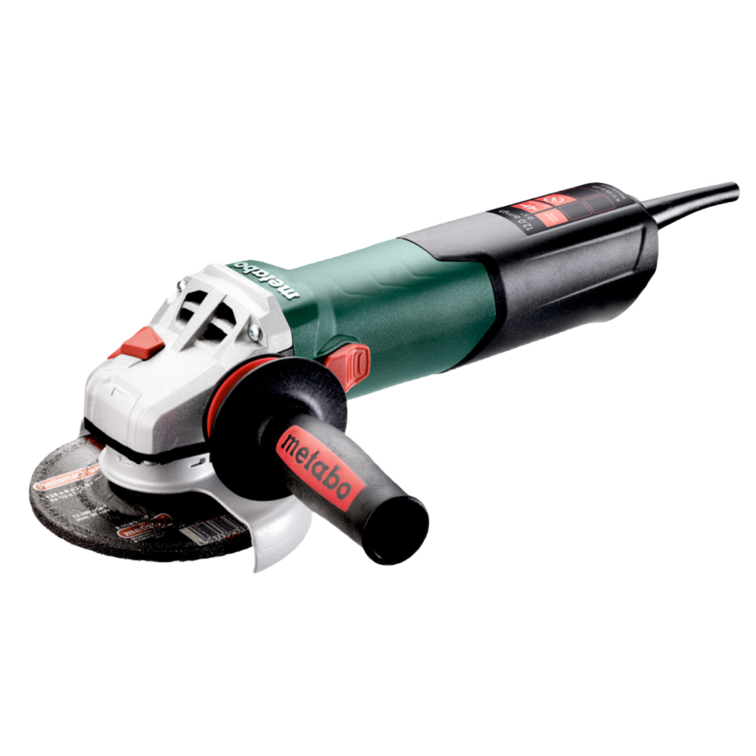 METABO W 13-125 QUICK ESMERILADORA ANGULAR 125MM (5") 8000RPM 1300W 110V/ 60HZ/ 1F 603627420