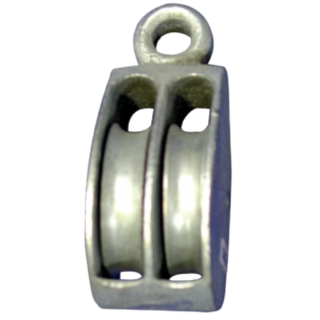 LOADMASTER  PASTECA GALVANIZADA PARA CABLE DE 2 CANALES 1.1/4" POLEA 1.1/8" X 5/16"