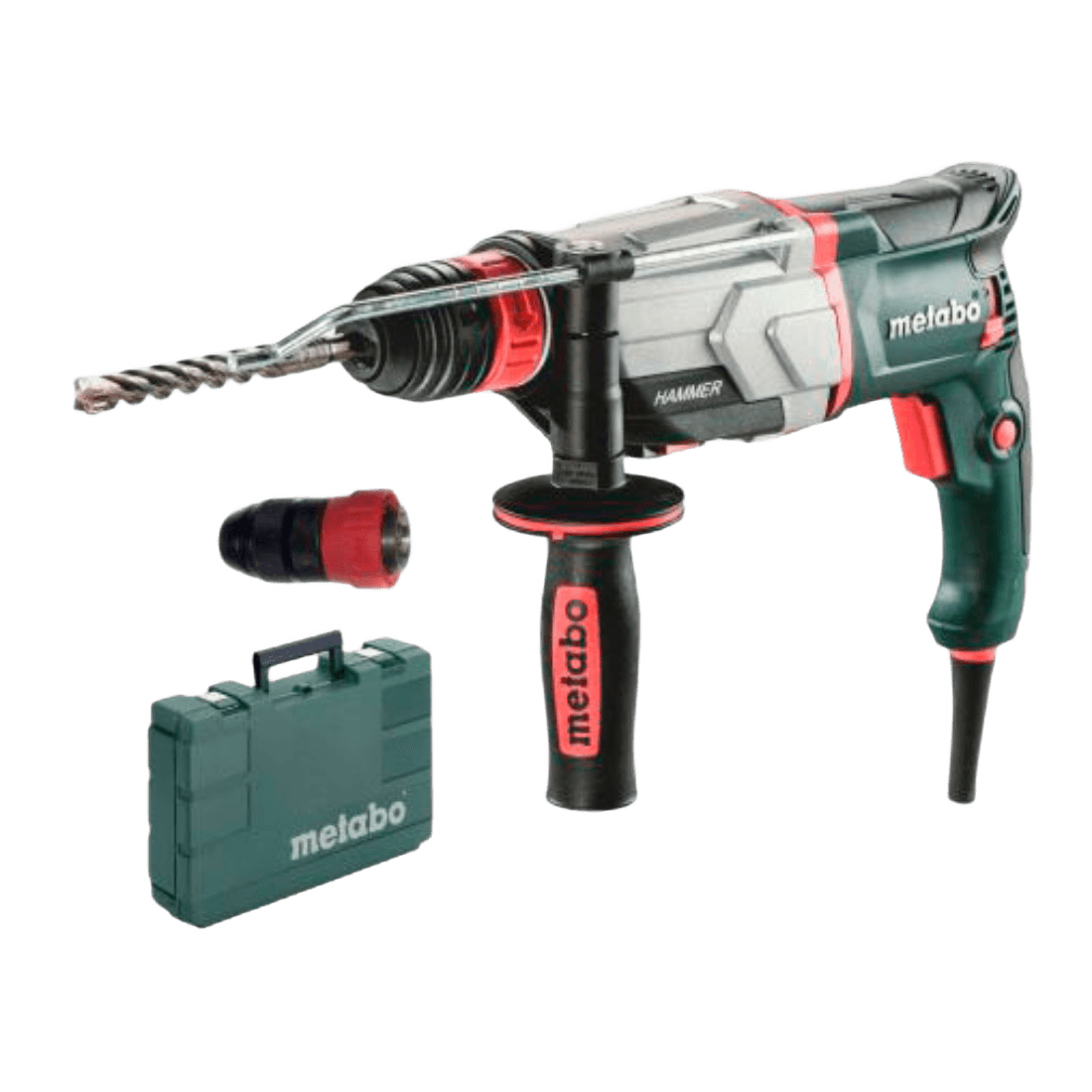 METABO KHE 2860 QUICK MARTILLO COMBINADO SDS-PLUS 3.2J 880W 3.1KG 110V/60HZ/1F 600878620