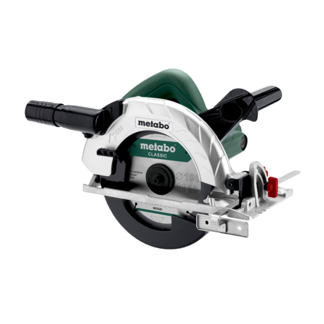 METABO KS190 / 602364420 SIERRA CIRCULAR MANUAL 7-1/4" CORTE 65MM (2.5") 1050W 110V/60HZ/1F