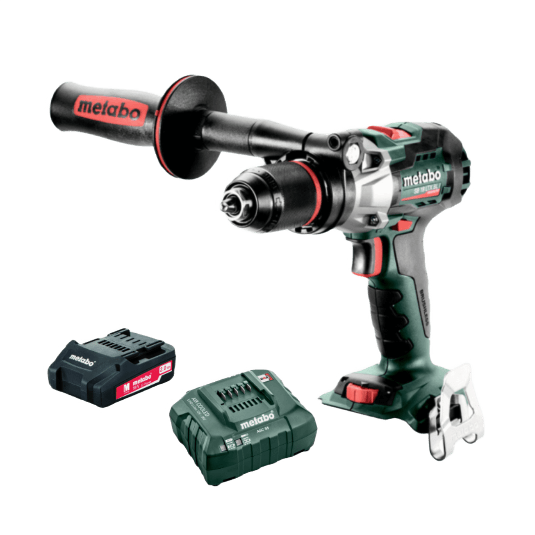 METABO 602360840+627046000+625596000 SB 18 LTX BL I TALADRO ATORNILLADOR PERCUSION 18V 13MM (1/2") C/CARGADOR + 1BAT 2AH LI POWER