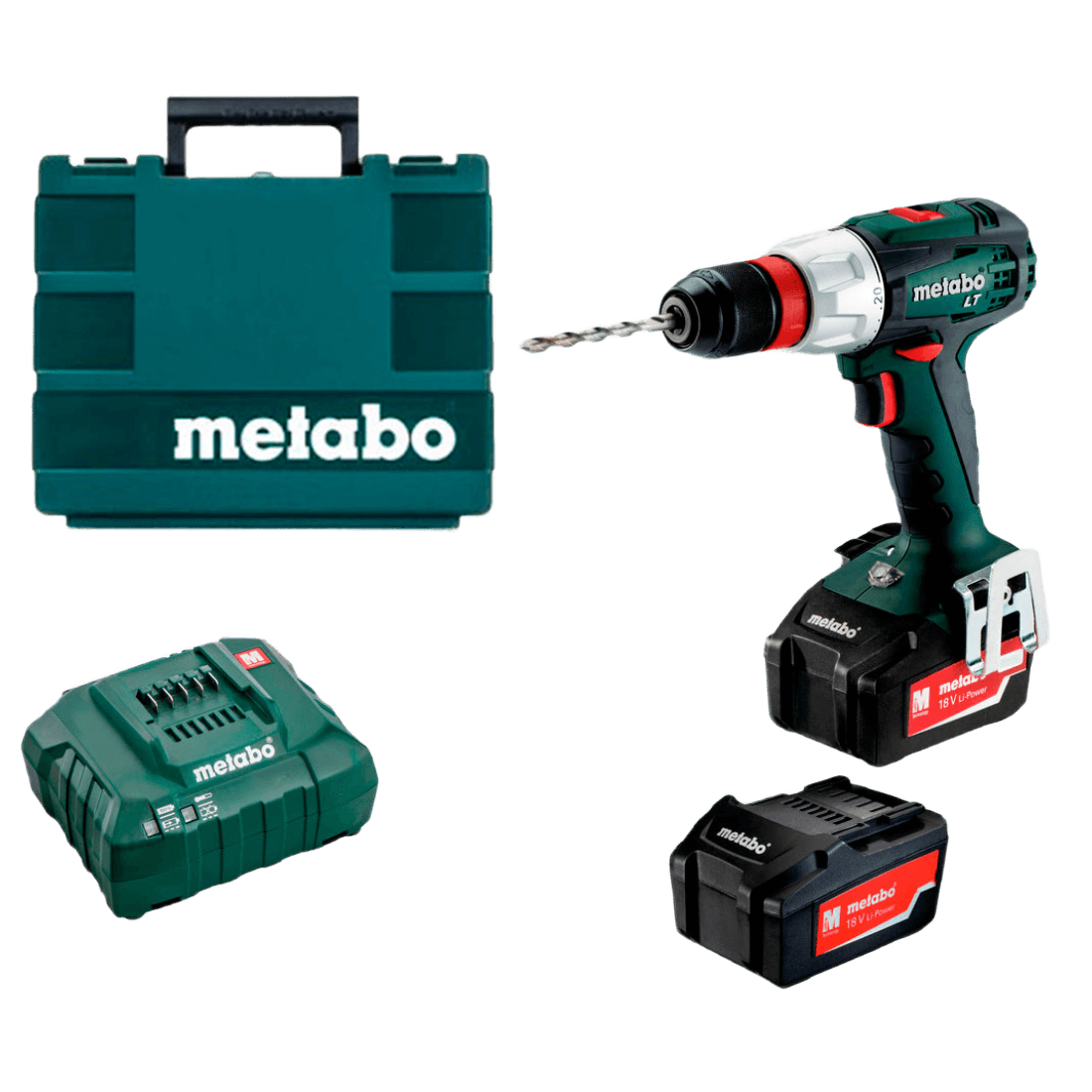 METABO SB 18 LT TALADRO PERCUSIÓN 18V 13MM (1/2'') C/CARGADOR+ 2 BATERÍAS 5.2AMP 602103520