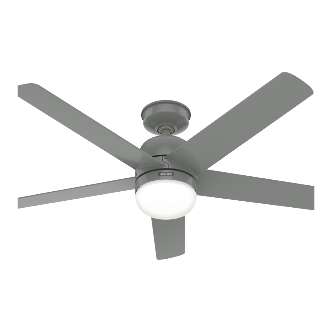 HUNTER 50290 VENTILADOR RESIDENCIAL ANORAK PARA TECHO C/LUZ LED 800LM 5 ASPAS DIAMETRO 1.3M 42W 110V GRIS