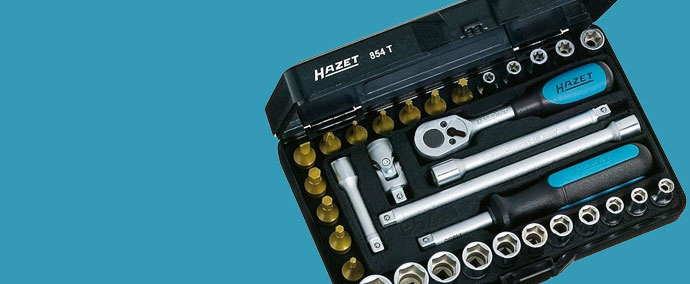 Hazet 854 1/4 Socket Set (Not Complete)